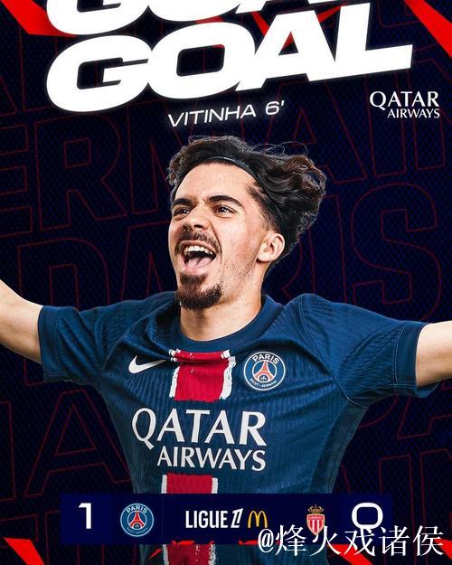 维蒂尼亚闪耀全场，当选巴黎战热刺最佳球员